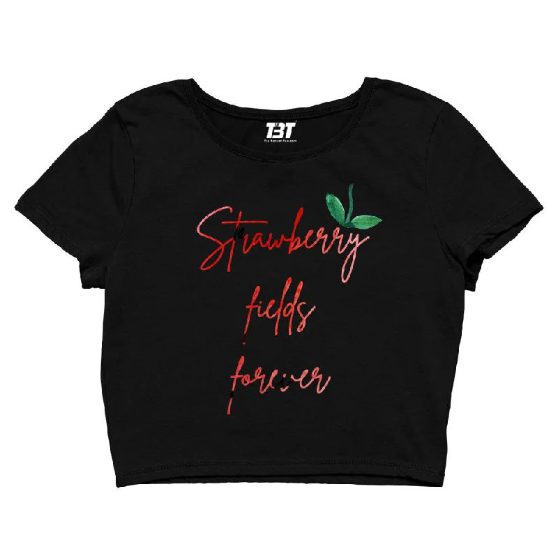 The Beatles Crop Top - Strawberry Fields Forever