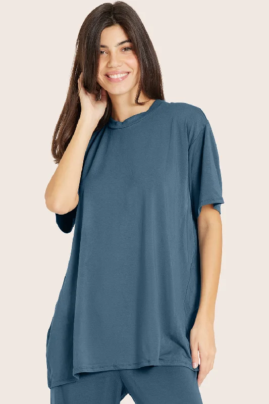SLEEP JERSEY OVERSIZED BOYFRIEND SLEEP TEE - JAY Modern Women's 