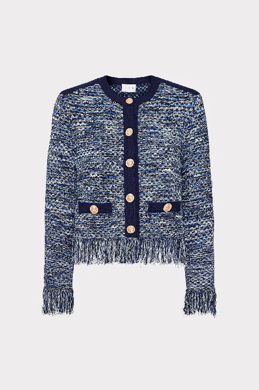 Kaia Textured Knit Cardigan Jacket Bohemian Women's Free