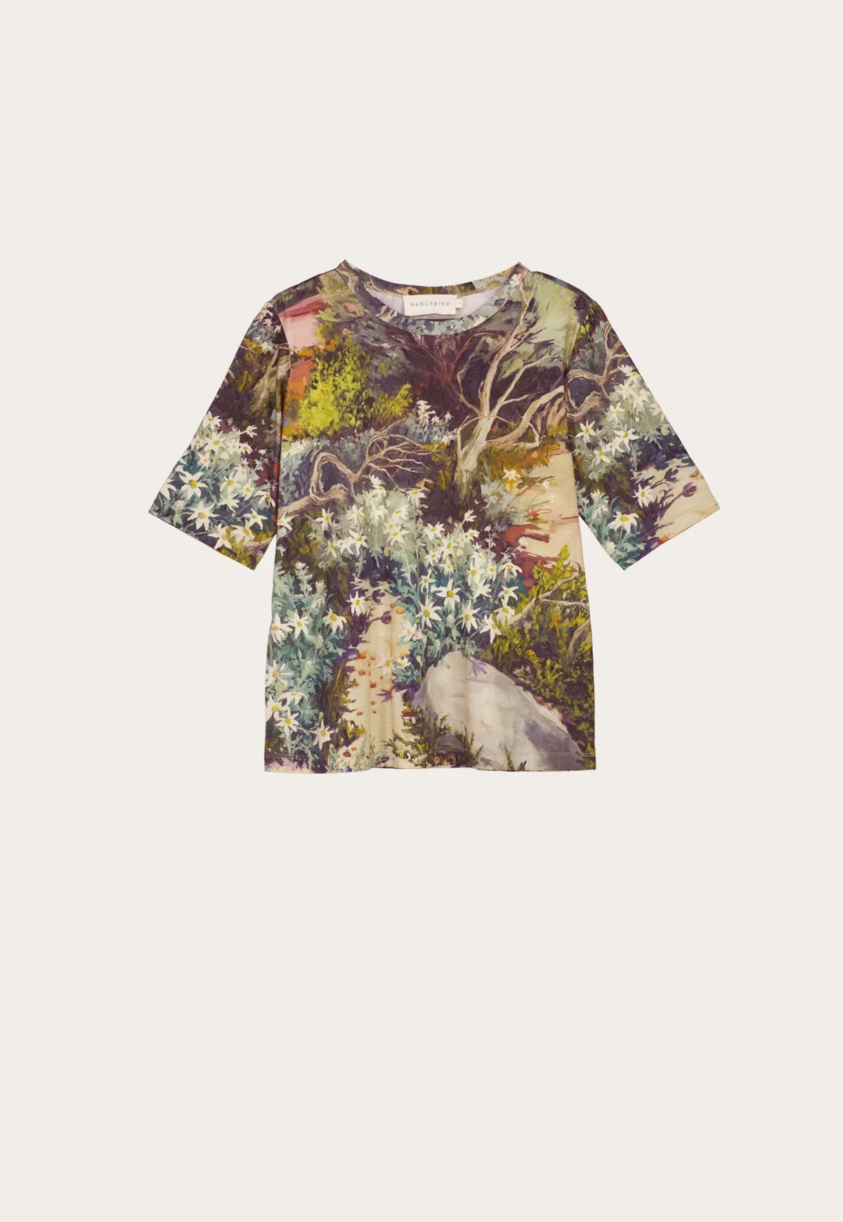 Nancybird Grace Tee in Flannel Flower Feminine Women's Soft 