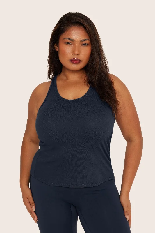 CLASSIC COTTON DAILY RACER TANK - OXFORD performance
