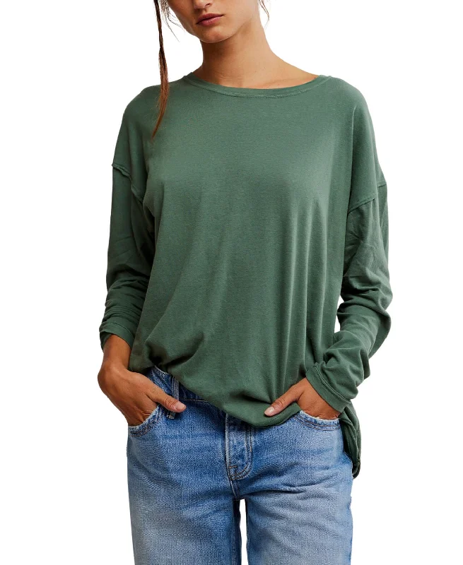 Nina Tee Long Sleeve in Topiary Confident Women's Power