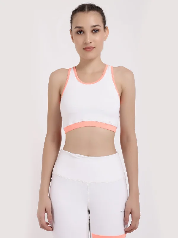 White Neo Sports Bra Practical Women's Quick - dry