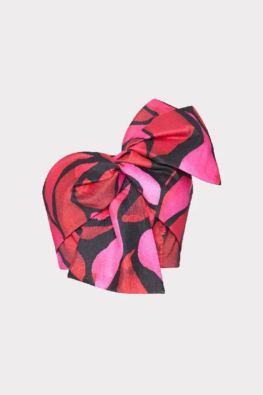 Laney Dream Rose Taffeta Crop Top garde