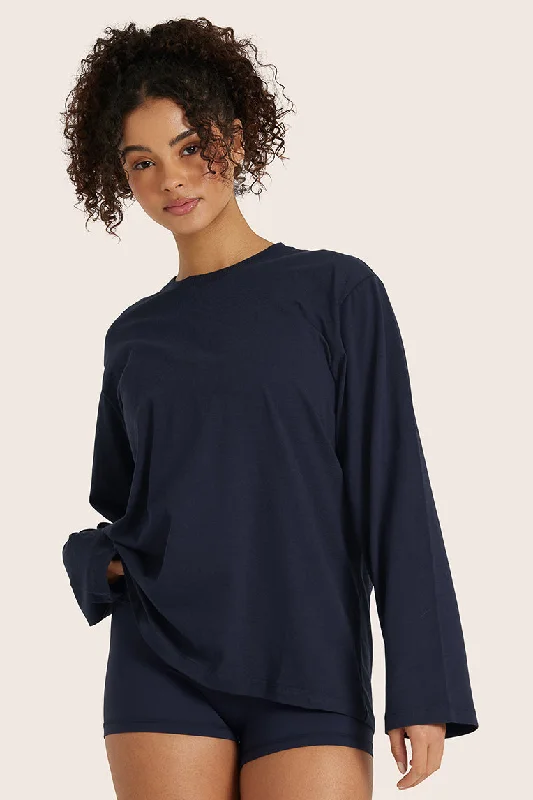 CLASSIC COTTON DAILY LONG SLEEVE - SPADES Sophisticated Women's Tailored