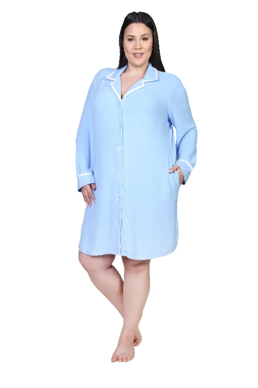 The Comfort Collection Plus Size Tailored Sleep Shirt Hip Women's Urban