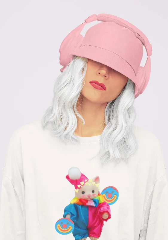 Chat Clown Y2K Sweatshirt Practical Women's Multi - 