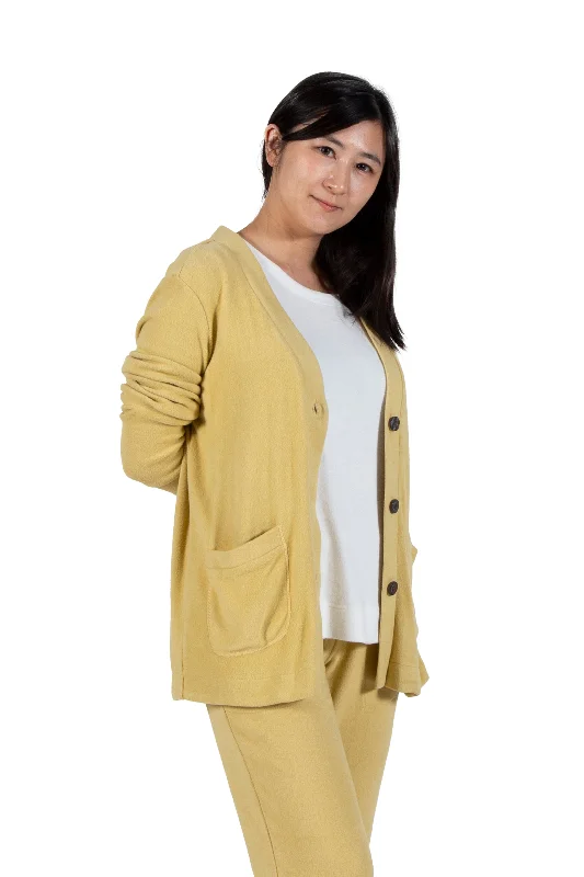 Comfort Luxe Collection Cozy Knit Button Front Jacket Scandinavian