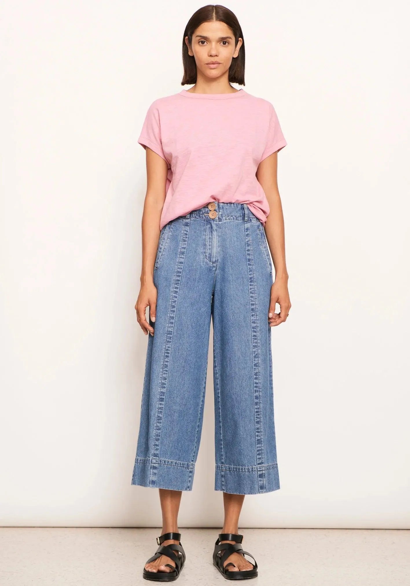POL Clothing Mast Tee in Pink Trendy Women's Oversized
