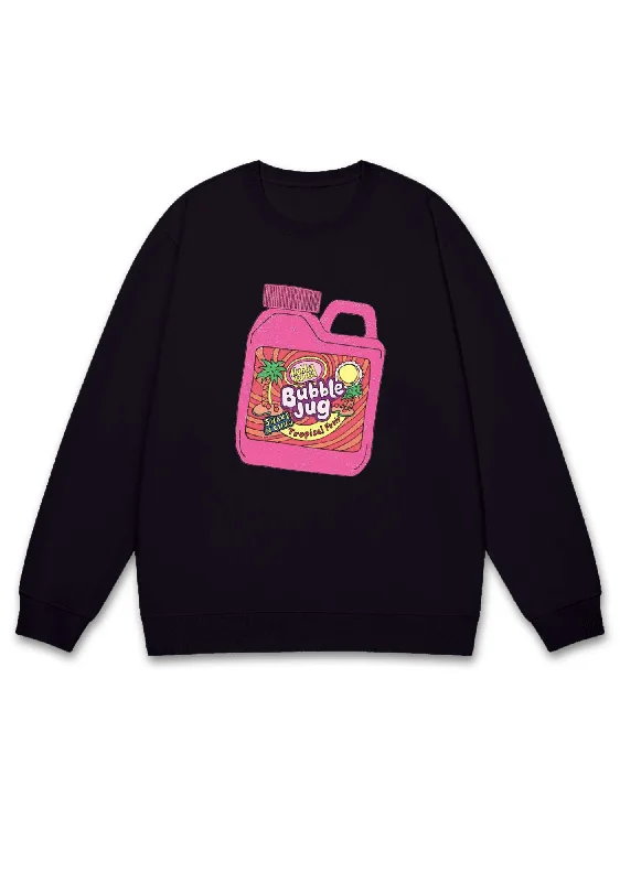 Shake Bubble Jug Y2K Sweatshirt Traditional Women's Wool