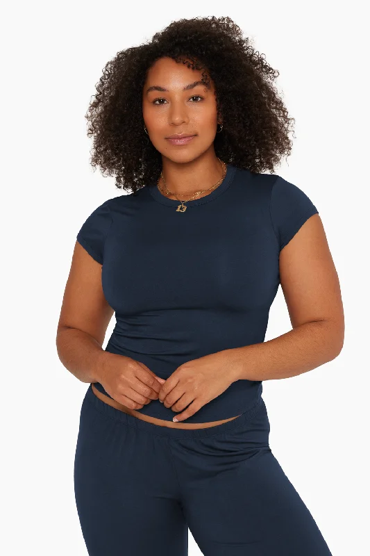 SLEEP JERSEY GIRLFRIEND TEE - OXFORD Compression