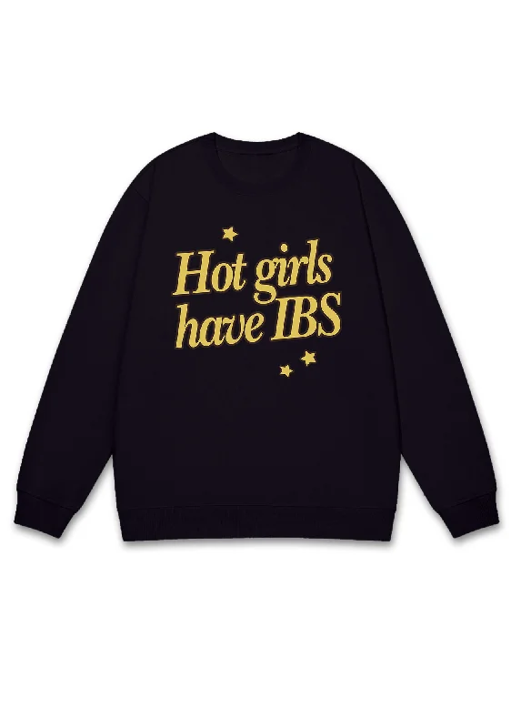 Hot Girls Have IBS Y2K Sweatshirt Elegant Women's Formal 