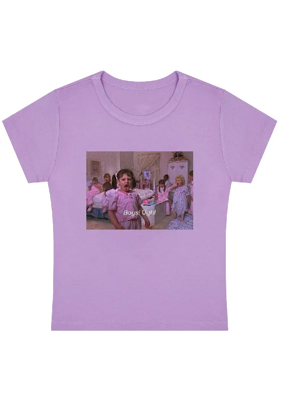 Boys Ugh Y2K Baby Tee Youthful Women's Anime - inspired