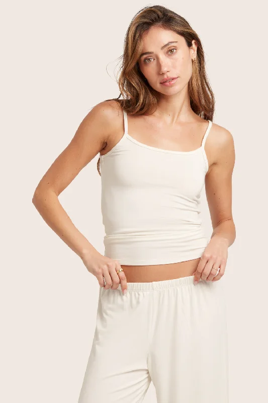 SLEEP JERSEY SLEEP CAMI - BLANC Cashmere