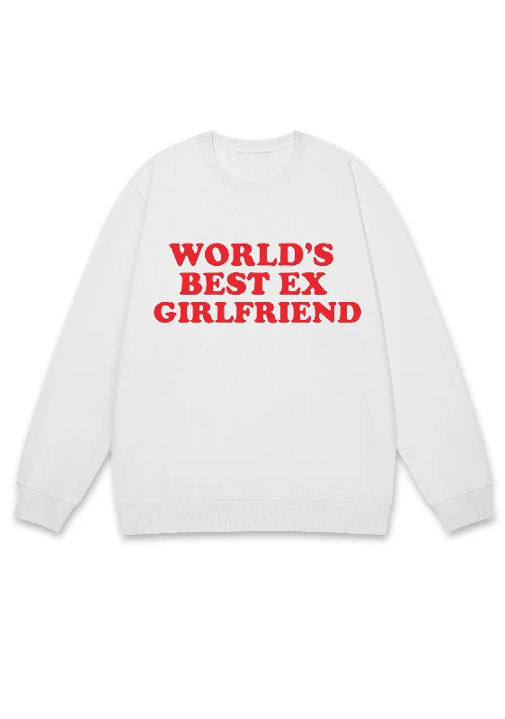 Best Ex Girlfriend Y2K Sweatshirt Dapper Women's Bow - adorned