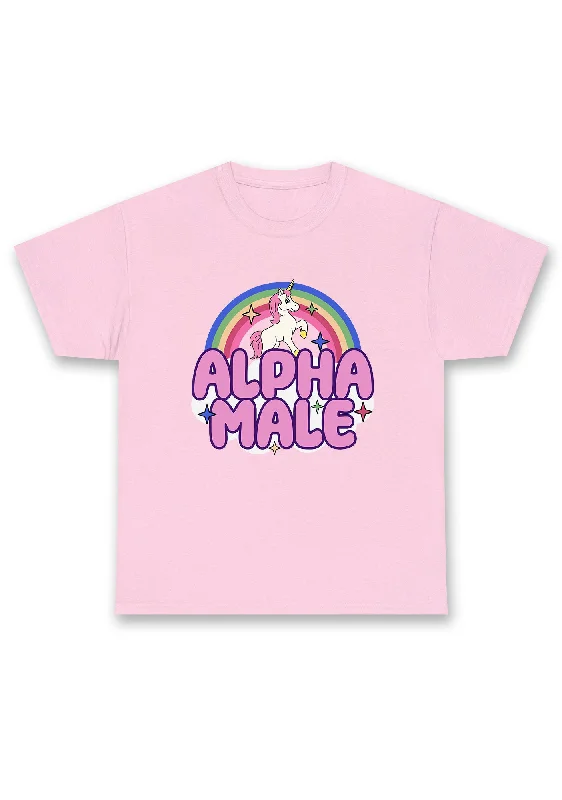 Rainbow Unicorn Alpha Male Chunky Shirt Cozy Women's Winter