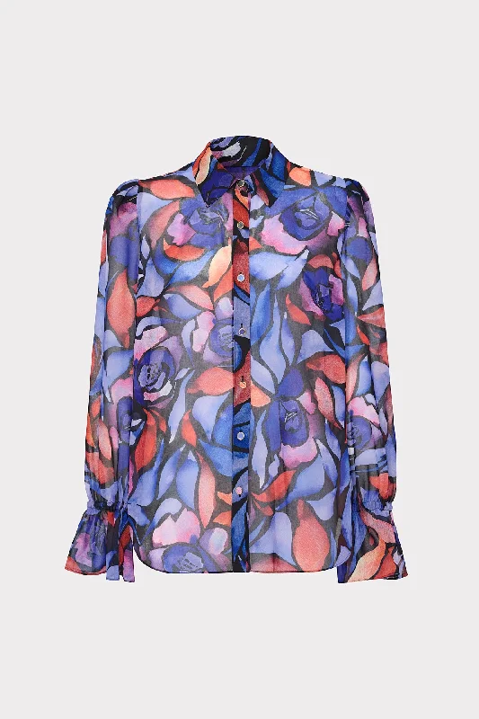 Lacey Dream Rose Blouse Dynamic Women's High - energy