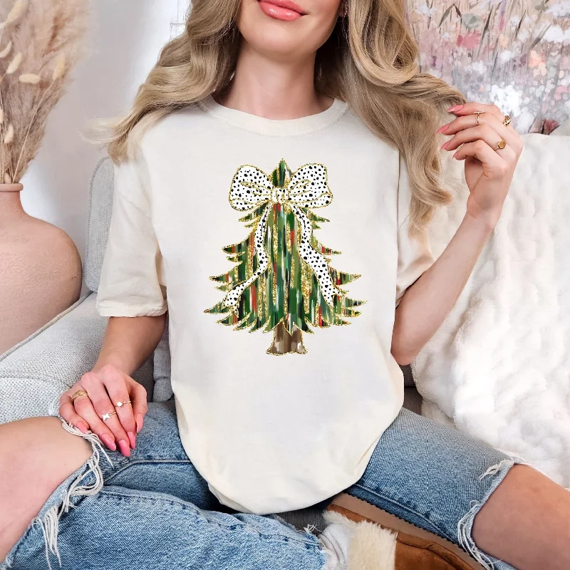 Bow on Top Graphic Tee Dynamic Women's Moto