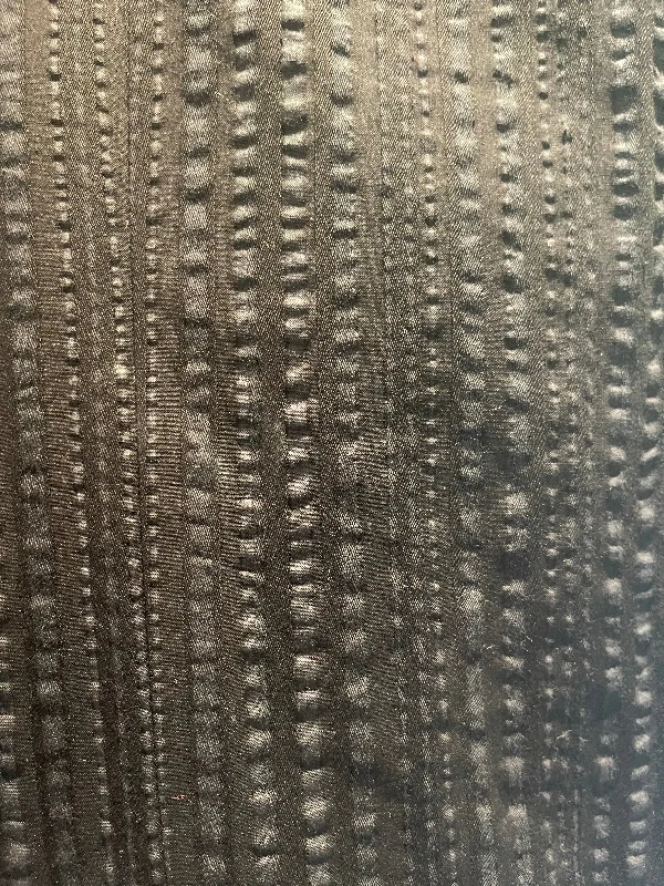 Black Seersucker