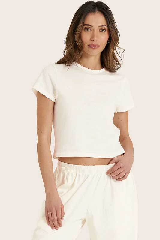 CLASSIC COTTON DAILY TEE - BLANC Country