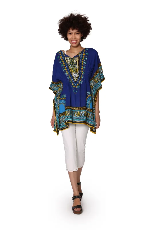 Abstract Print Kimono Tunic Tough Women's Military - inspired
