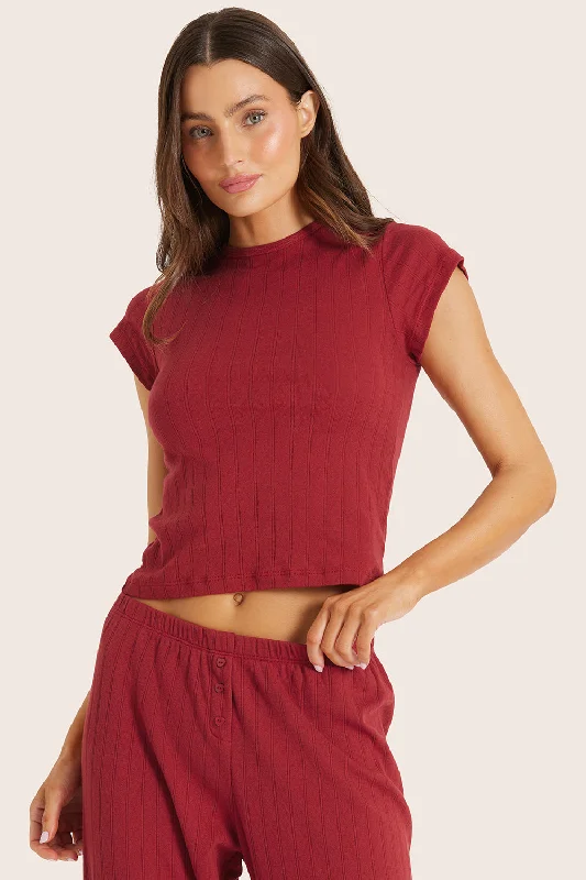 POINTELLE DAINTY TEE - LOVE Gym