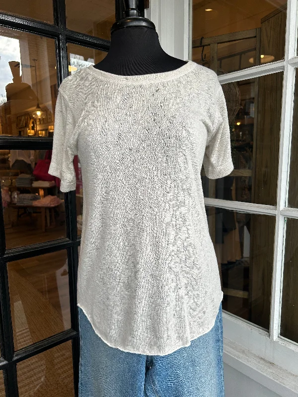 Sarah Short Sleeve Crew Neck Top Bohemian Women's Free