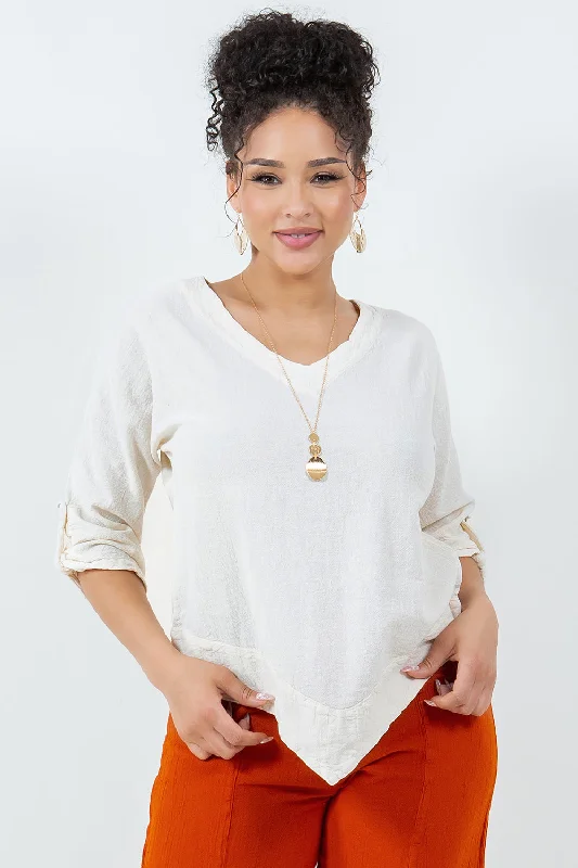 Dorie Top Our Cottonways Classic Refined Women's Hand - crafted