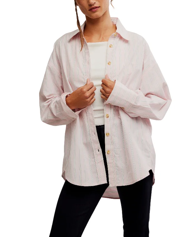 Striped Varsity Vibes Shirt Preppy Women's College