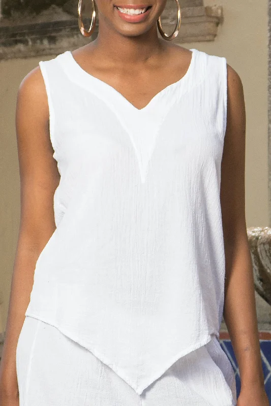 Nancy - Favorite Tank Top 100% Cotton Gauze Practical Women's Multi - 