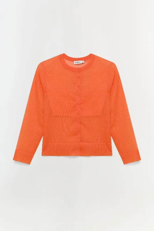 Rachel Sheer Knit Cardigan Vintage Women's 1970S 