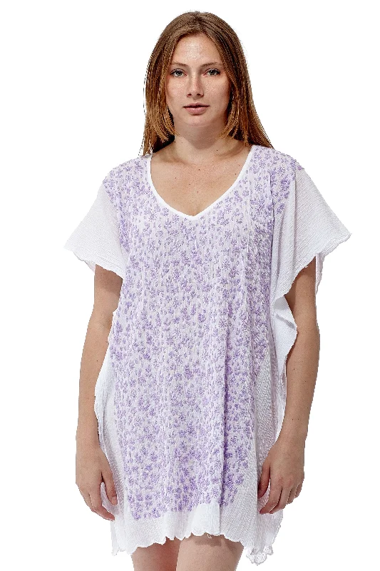 La Cera Hand-Embroidered Cover Up Casual Women's Japanese 