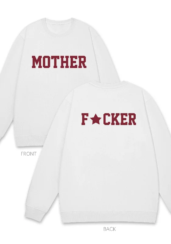 Motherfxcker Two Sides Y2K Sweatshirt Confident Women's High - fashion