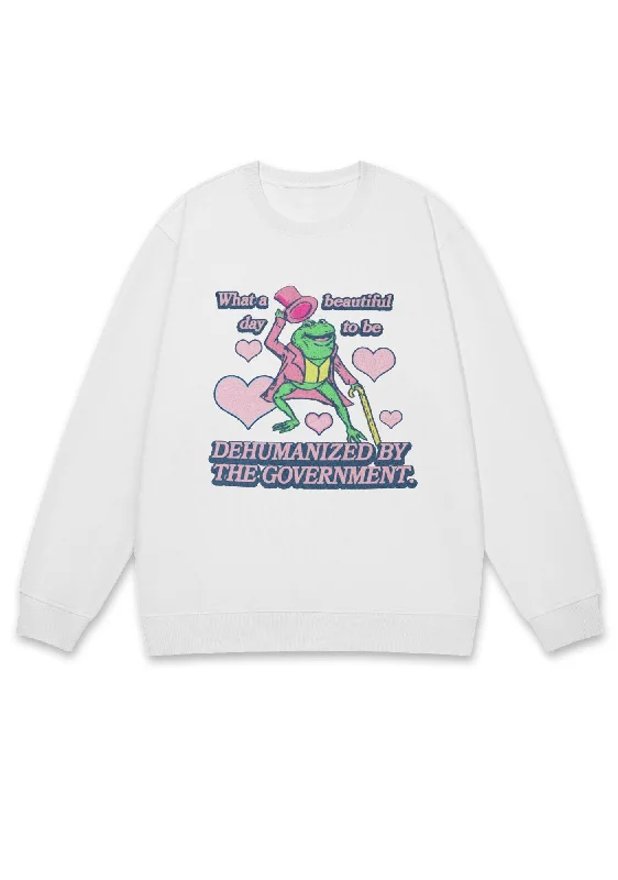 What A Beautiful Day Y2K Sweatshirt Traditional Women's Wool