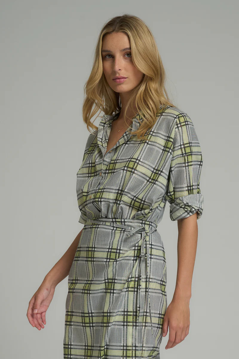 Lilya Ginger Check Shirt in Stratford Check Casual Women's Japanese 