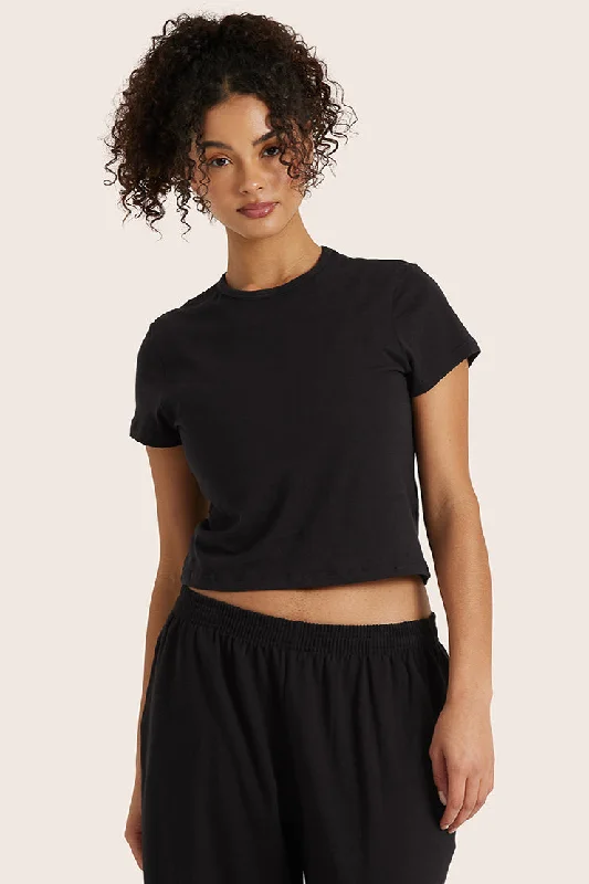 CLASSIC COTTON DAILY TEE - ONYX Classic Women's Tweed