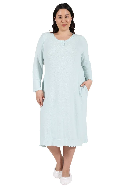 The Comfort Collection Plus Size Snap Gown Stylish Women's Tropical 
