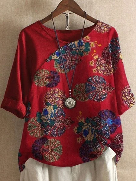 LIVIA | FLORAL SHIRT Sleek Women's 
