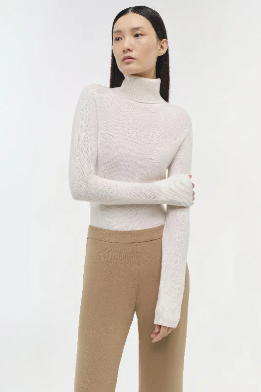 Nuha Turtleneck Cozy Women's Sherpa - lined