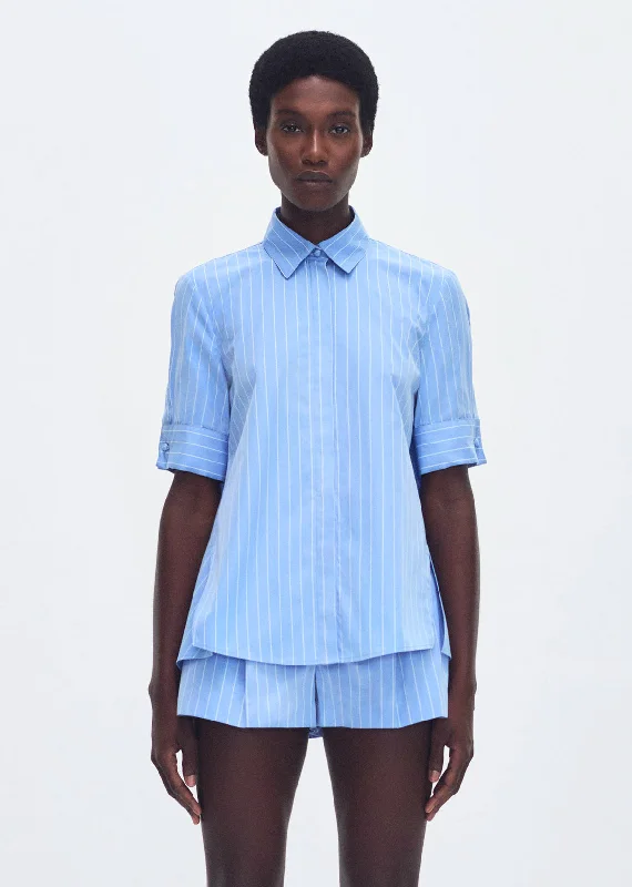stripe trapeze shirt Relaxed Women's Beachy