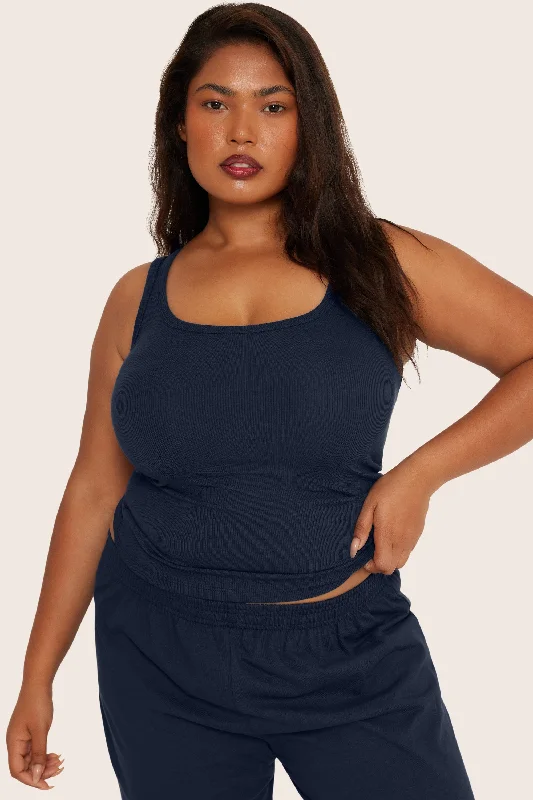 RIBBED MODAL BODY TANK - OXFORD Dapper Women's 1920S
