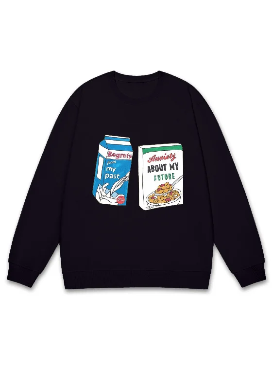 Anxiety About My Future Y2K Sweatshirt Stylish Women's Tropical 