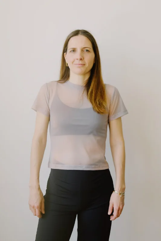 mesh t-shirt - evie - aurora Street